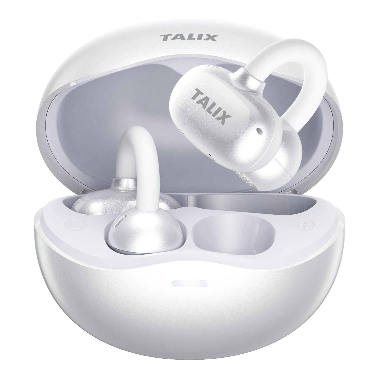 TALIX Ultra Open Ear Earbuds X6 Clip-On Headphone with Directional Sound Ultra-Light Comfort Fit 40H Playtime Spatial Sound