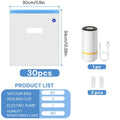 3D Printer Filament Storage Bag Kit with Pump,  PLA/ABS/PETG Filament Dryer Safekeeping Humidity Resistant For 3D Printer Parts