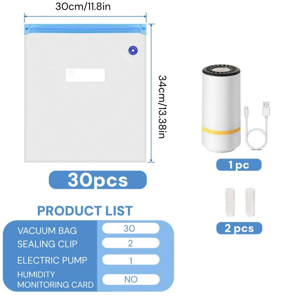 3D Printer Filament Storage Bag Kit with Pump,  PLA/ABS/PETG Filament Dryer Safekeeping Humidity Resistant For 3D Printer Parts