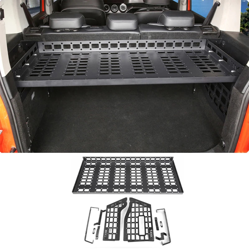 For Great Wall GWM WEY TANK 300 Tank 300 2022 2023 2024 Accessory Trunk Modification Storage Rack Aluminum Alloy Storage Rack