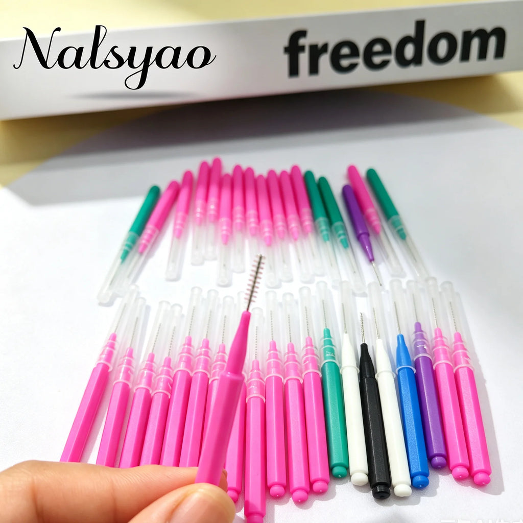Interdental Brush Box Interdental Brush 20 Pieces Clean Tooth Gap Braces Gap Straight Orthodontic Interdental Brush clean teeth