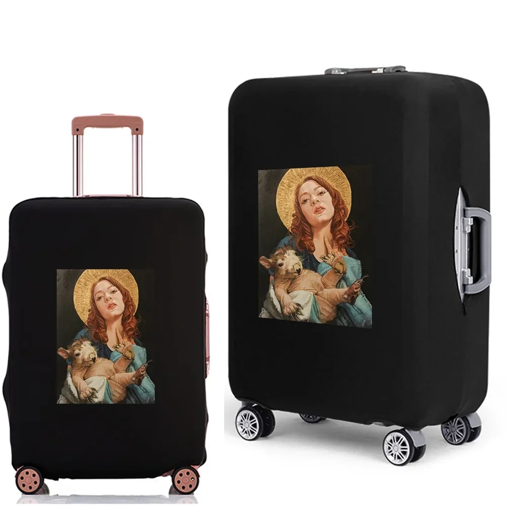 Luggage Case Suitcase Protective Cover 2022 New Funny Pattern Travel Elastic Luggage dust-proof Cover Apply 18-28 Suitcase