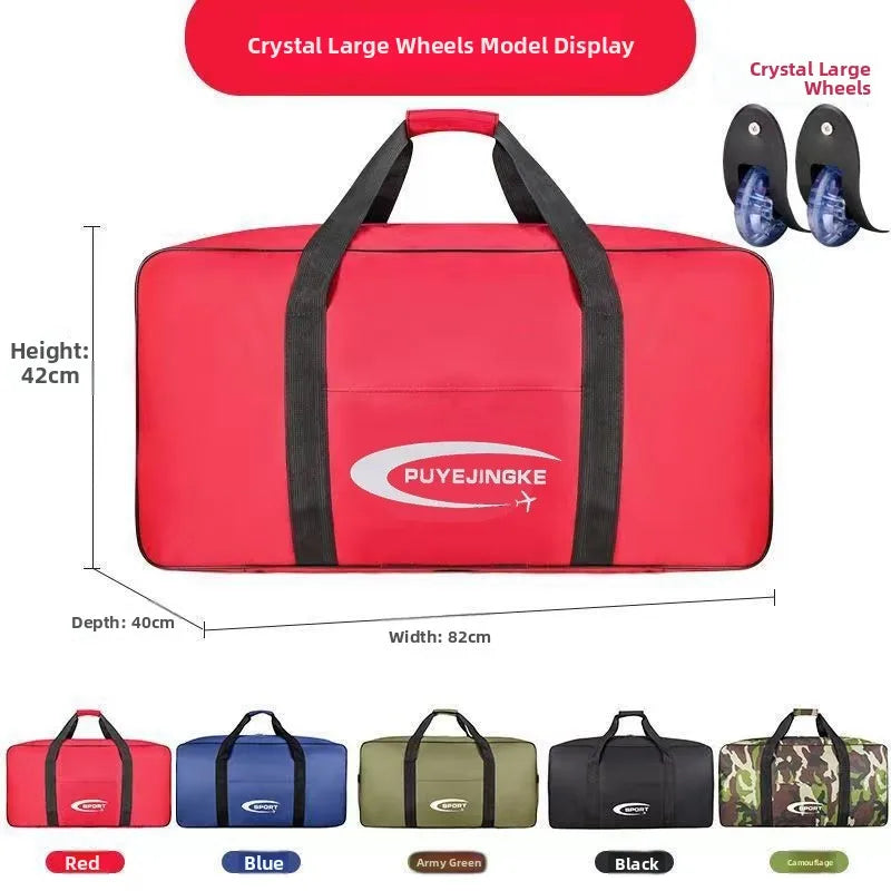Cheap Air Travel Large Capacity Backpack Luggage Bag with Wheels Moving Packing Bag for Work Travel Bag Leisure Scene