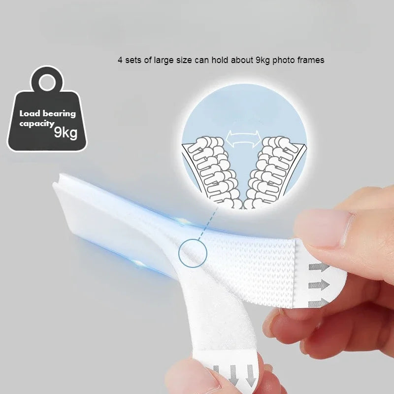 3M Seamless Mail Free Magic Buckle For Wall Hook Photo Frame Photos No Need For Punching Glue Adhesive Fastener Tape