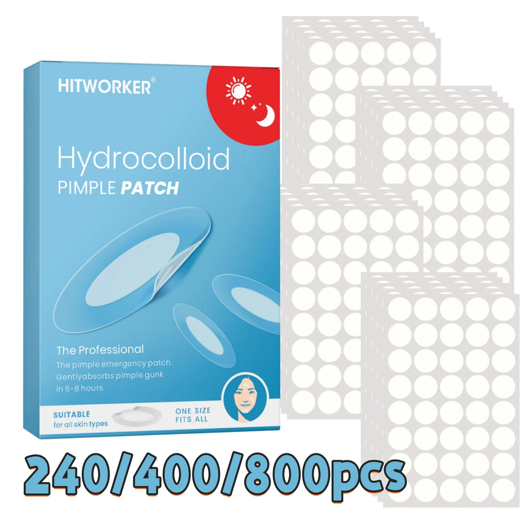 240/400/800pcs Ultra-Thin Invisible Acne Patches, Invisible Pimple Stickers for Face