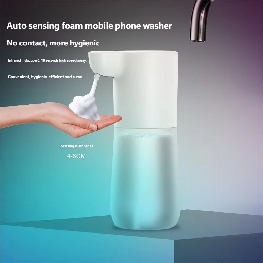 HOMEFISH Smart Sensor Automatic Soap Dispenser 350ml USB Charging Contactless Soap Foam Dispenser Hand Sanitizer Machine