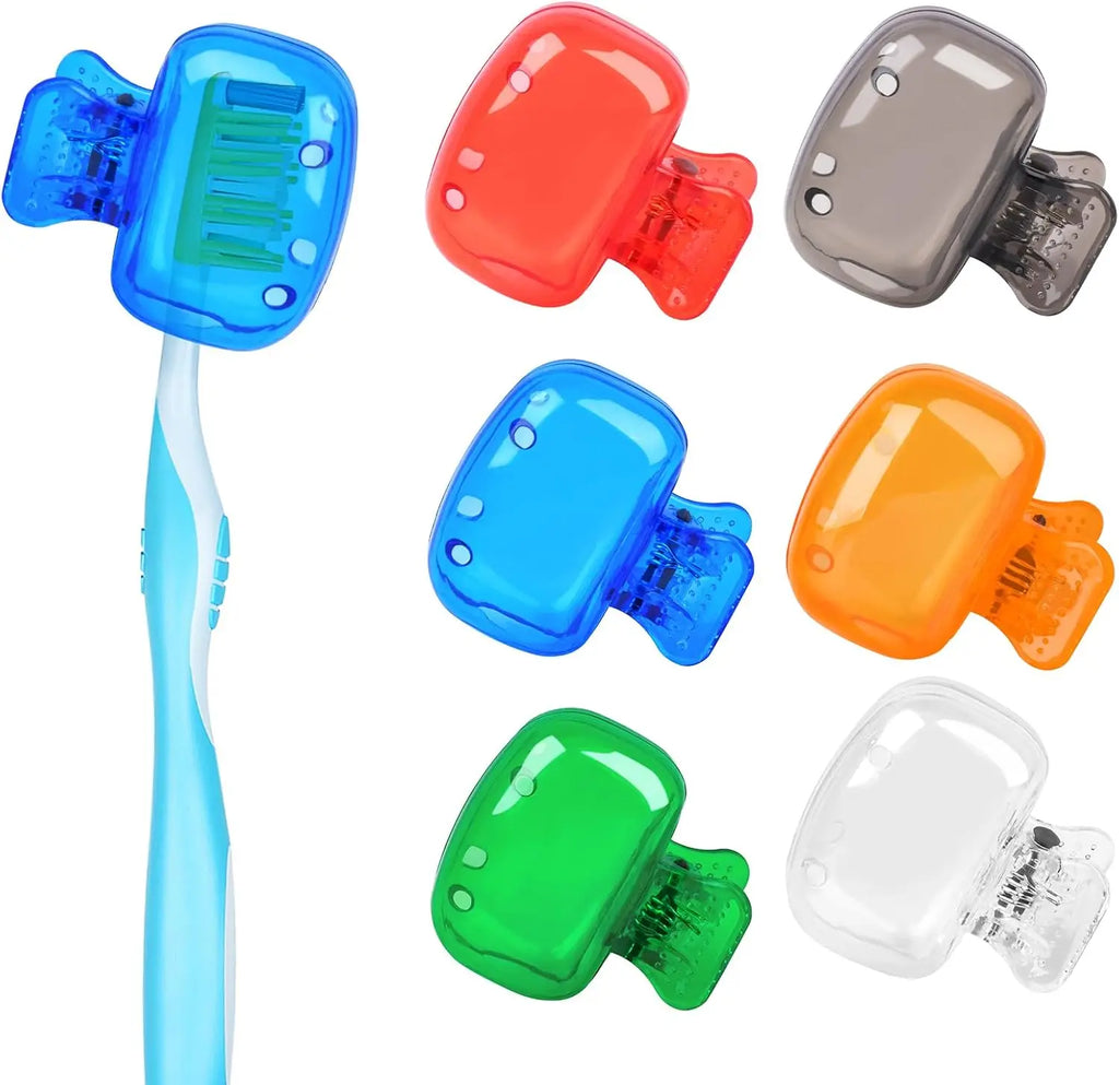 4/6/10Pcs Toothbrush Covers Portable Toothbrush Coverings Clips for Protector Toothbrush Storage Head Cap for Bathroom Travel