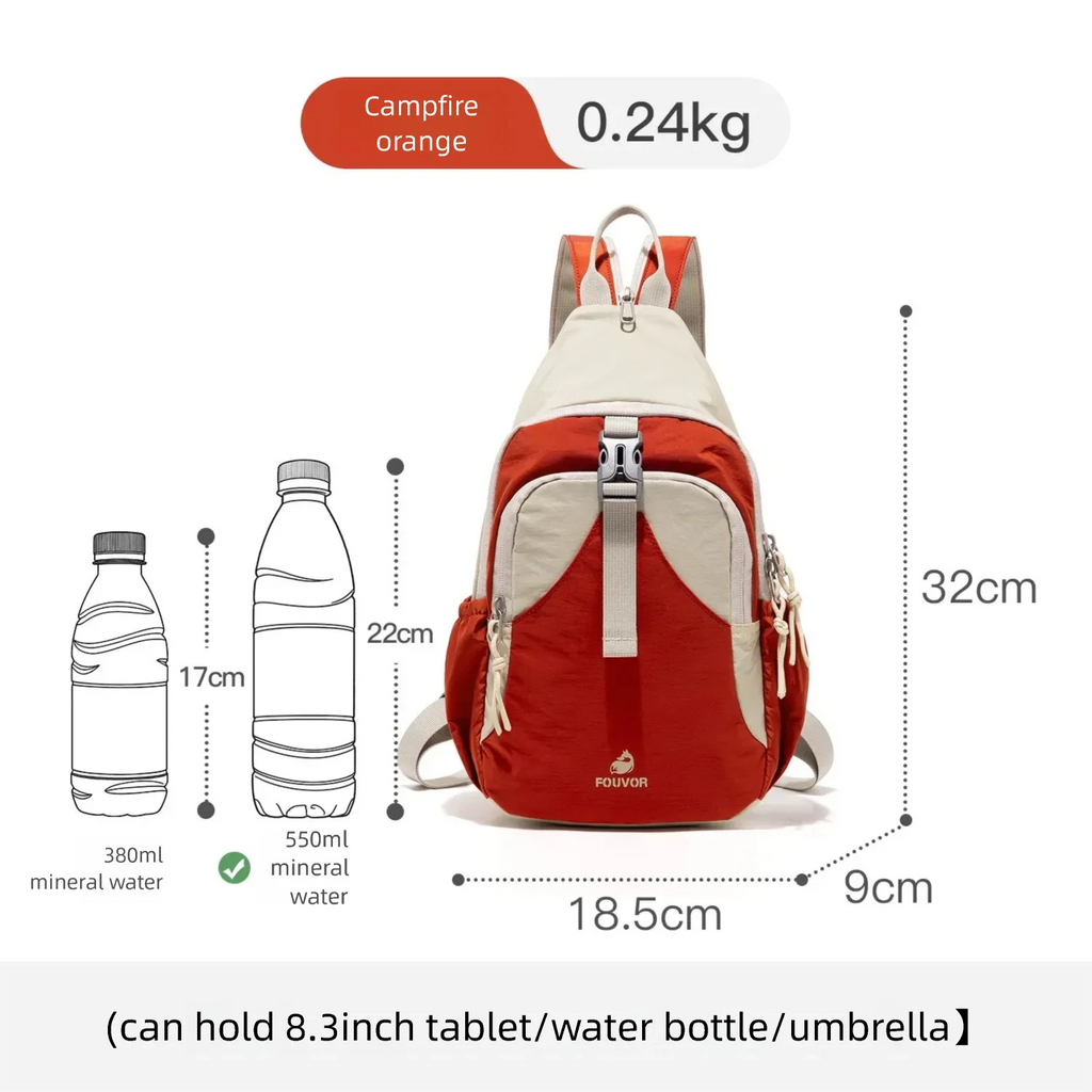 FOUVOR Women Sports Backpacks Lightweight Multi-Functional Small Cycling Hiking Outdoor Travel Crossbody Shoulder Bag 3068-20