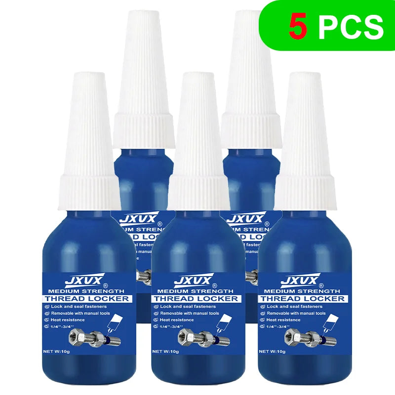 243-271 Super Threadlocker - Medium/High-Strength Anaerobic Adhesive - Anti-loosening, Fastening, Waterproof, and Rust-proof
