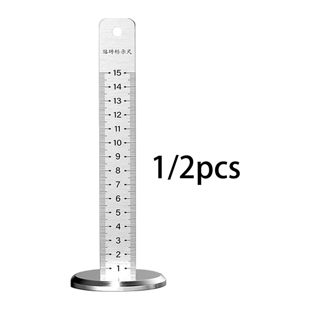 Equal Height Ruler Tile Laying Horizontal Level Gauge Stable Base Gradienter