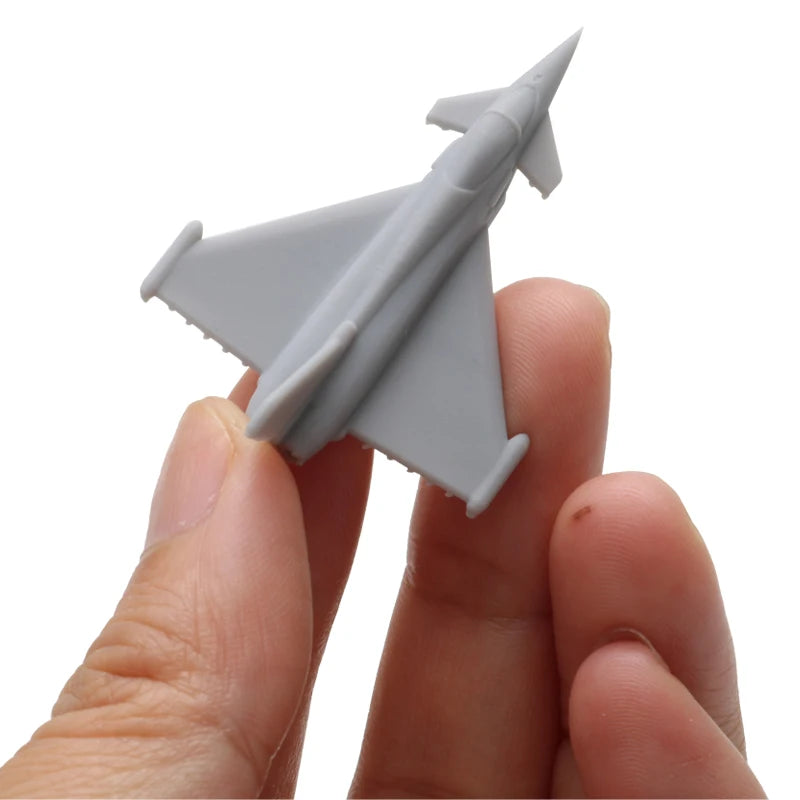 5PCS 1/700 400 350 Scale EF-2000 Typhoon Resin Fighter Aeroplane Toys Fighting Aircraft Mould for DIY Battle Airplane Model