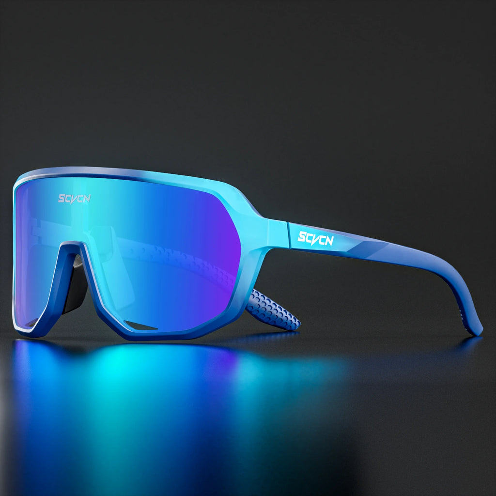 SCVCN UV400 HD Hiking Sports Sunglasses Stylish Outdoor Windproof Glasses Cycling Running and Rock Climbing Driving Sunglasses