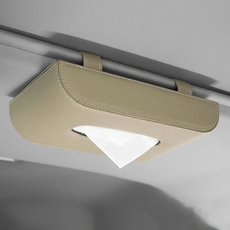 Car Tissue Box, Car Tissue Box, Napkin Box, Car Hanging Sun Visor Tissue Box