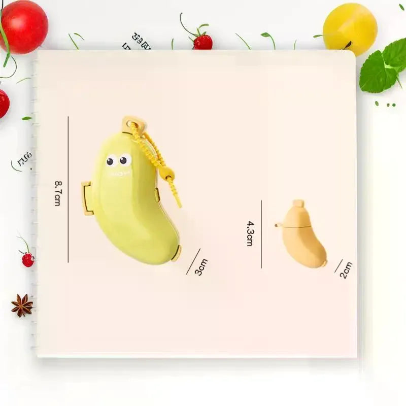 1 Set Dust Proof Bristle Protector Banana Portable Toothbrush Travel Case Compact Bacteria Resistant Storage