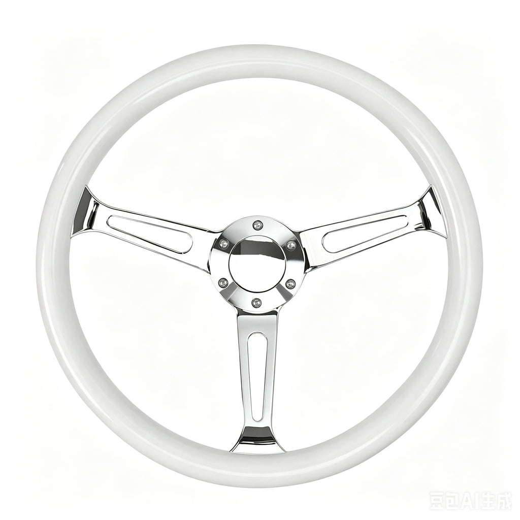 380mm Round Hole Bracket Steering Wheel ABS Material with Rivets for Automotive Accessories
