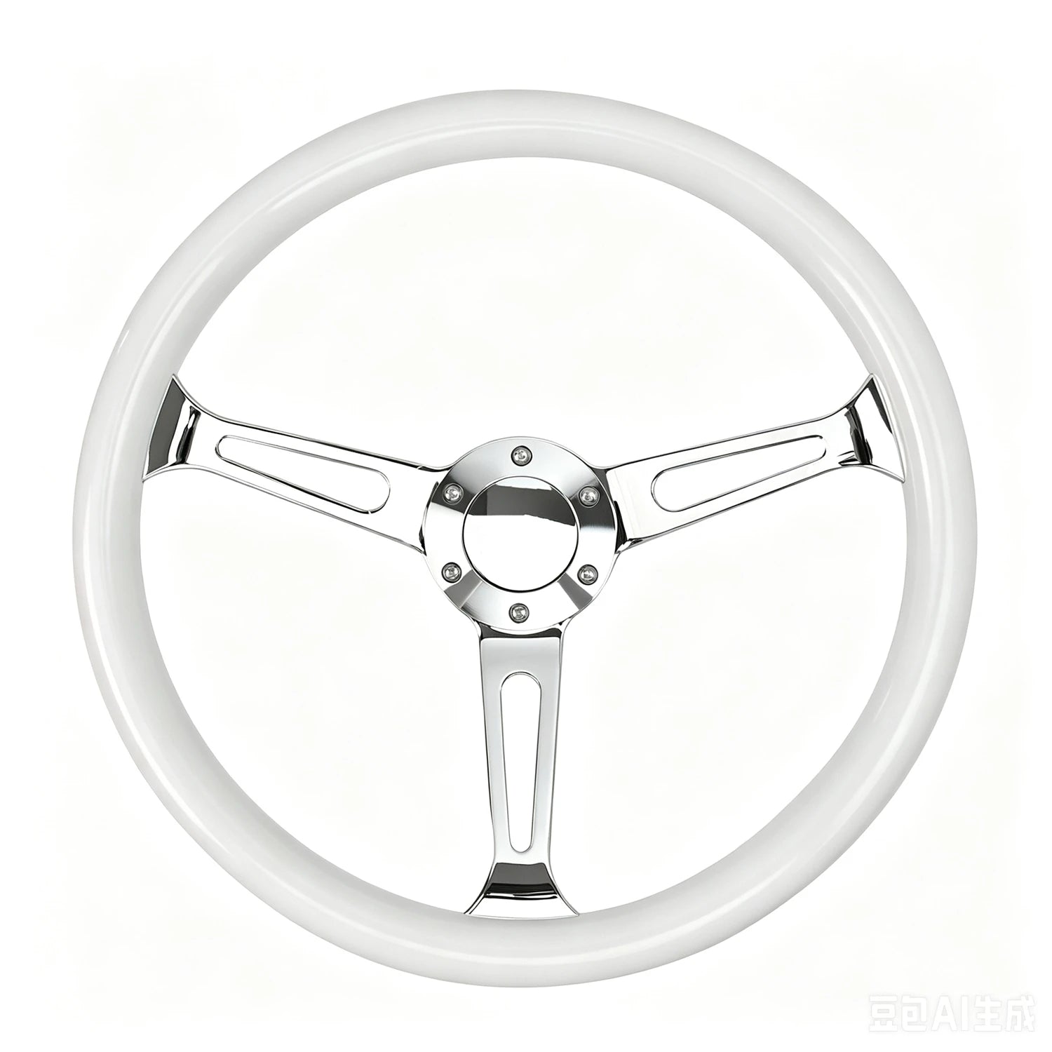 380mm Round Hole Bracket Steering Wheel ABS Material with Rivets for Automotive Accessories