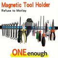 Strong Magnetic Tool Holder Heavy-duty Magnet Tool Bar Wrench Garage Organizer Wall Mounted Tool Storage Bar Strip Rack