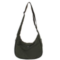 Casual Canvas Dumpling Bag Women's Summer Crossbody Bag Fashionable Underarm Bag Soft Nylon Material Easy to Clean Daily Use