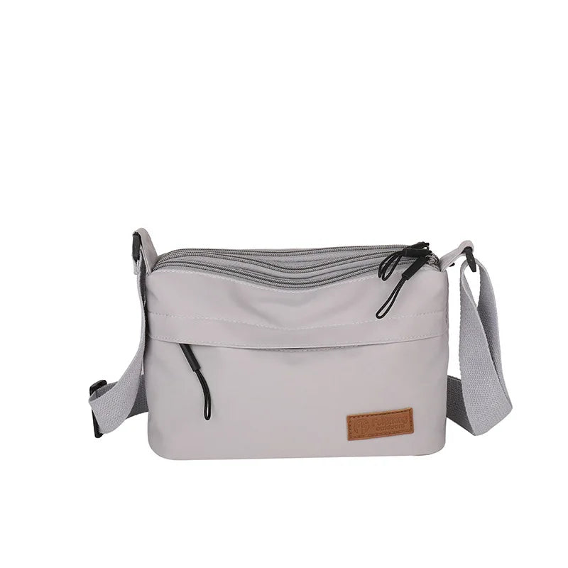 Fashion Multi Pocket Single Shoulder Bag Reusable Simple Versatile Messenger Bags Large Capacity Tote Bags for Women