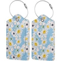 Women Men PU Leather Luggage Tag Suitcase Identifier Label Baggage Boarding Bag Tag Name ID Address Holder Travel Accessorie