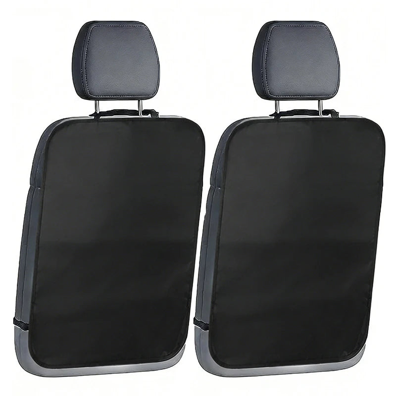 Car Seat Back Anti-Kick Pad with Storage Pocket, Universal Auto Seat Back Cover Protector