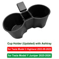 Car Cup Holder for Tesla Model Y L Juniper Center Console Cup Mat TPE Water Bottle Holder Model 3 Highland Standard Accessories