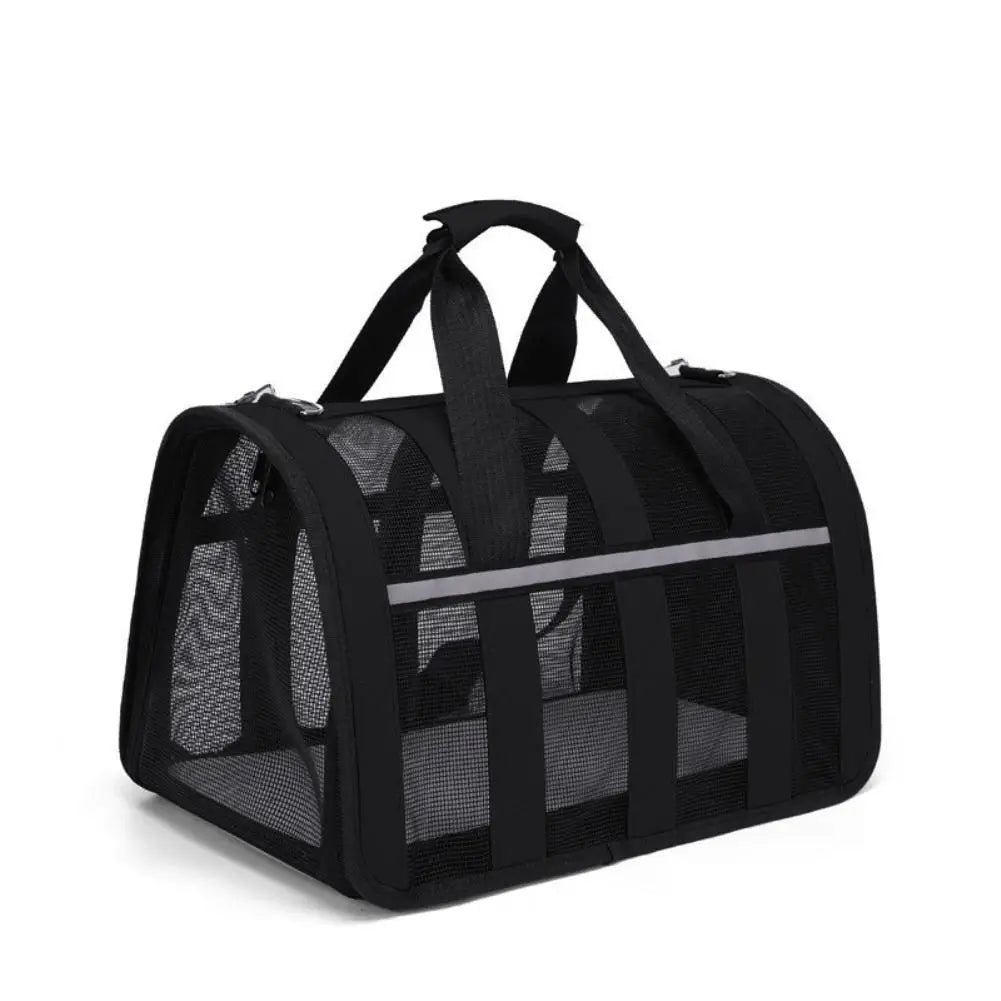 New Breathable Cat Outing Bag for Pet Dog, Summer Skew Straddle, Portable, Foldable, Small and Medium-sized Dog Cage