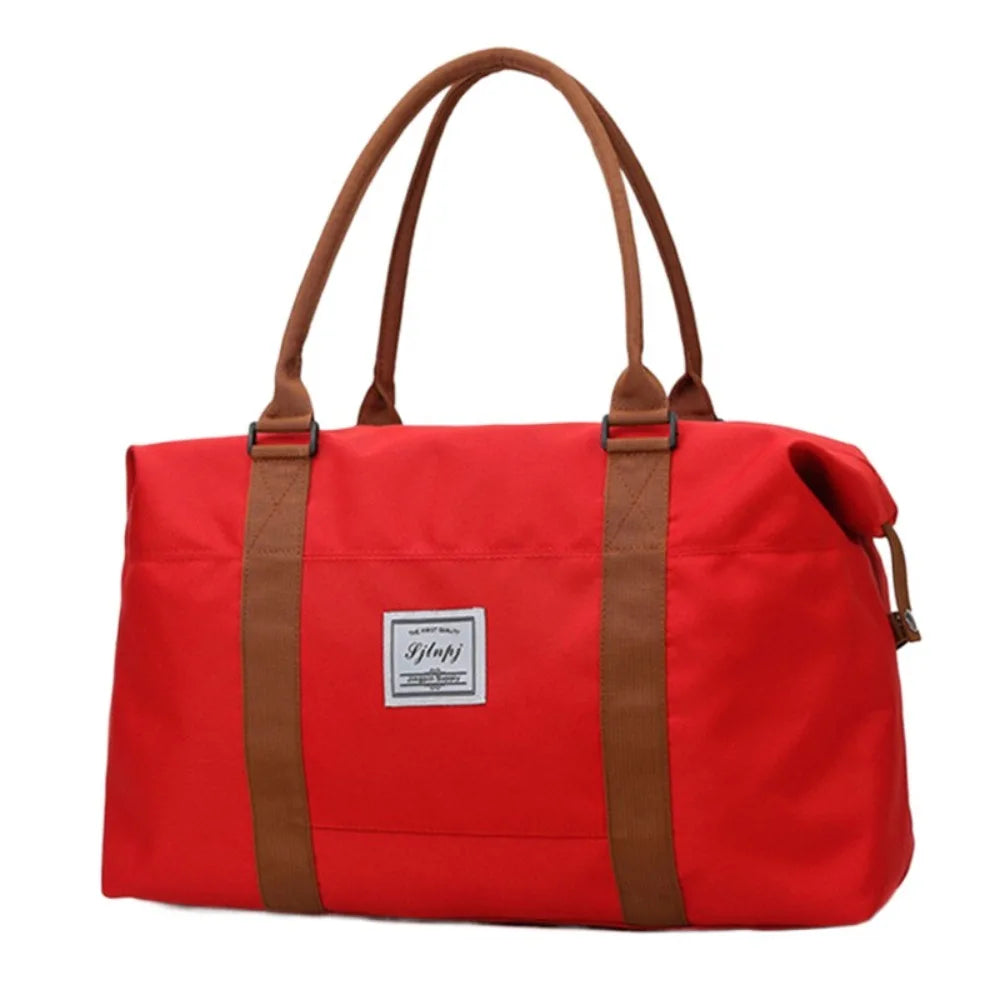 Premium Large Capacity Travel Bag Carry-On Dry Wet Separated Commute Handbag Waterproof Adjustable Gym Bag Women