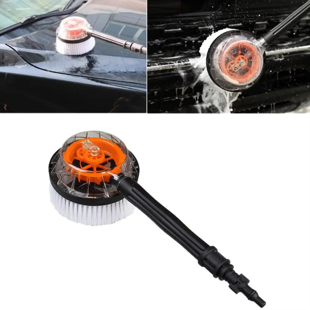 High Pressure High Pressure Car Wash Brush Rigid Clean Rotating Round Water Cleaning Brush 42 cm EVA+ABS Car Cleaning Brush