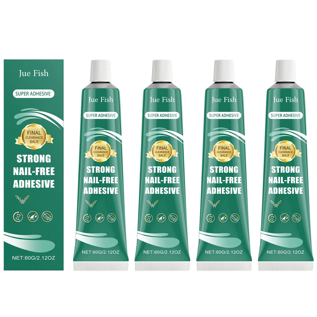 Multi Surface No Nail Adhesive Heavy Duty Quick Dry Instant Bond No Drilling Required Mounting Daily Household Repair Glue