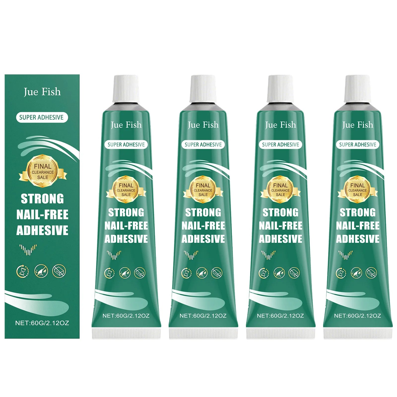 Multi Surface No Nail Adhesive Heavy Duty Quick Dry Instant Bond No Drilling Required Mounting Daily Household Repair Glue