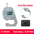 Digital Display Thickness Gauge Zinc Alloy Electronic LCD Micrometer Metric Imperial Wall Thickness Measurement Tools 0-10/20mm