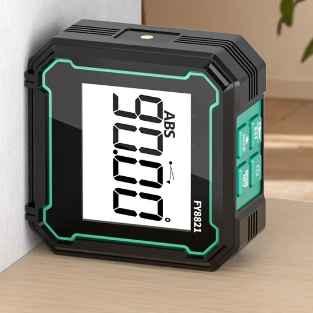 FY8821/FY8822 High Accuracy Digital Angle Finder With Level Magnetic Slope Meter With A Lithium Battery And Type-C Charging