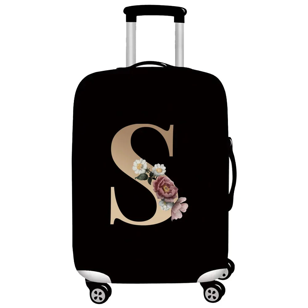 Luggage Protective Cover Travel Accessories Suitcase Dust Wear-resistant Gold Letter Series Protective Case 2026 Fashion