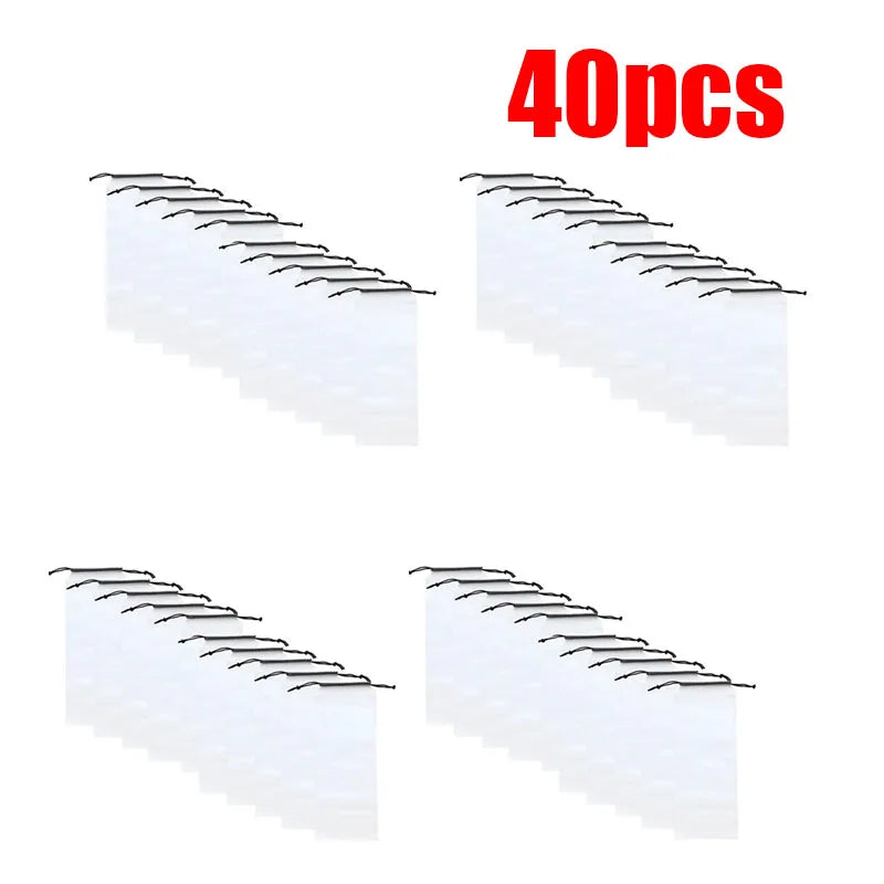 10/30/60pcs Beam Mouth Waterproof Umbrella Storage Plastic Bag Drawstring Bag Translucent Bag Storage Vehicle-Mounted Wet Bag