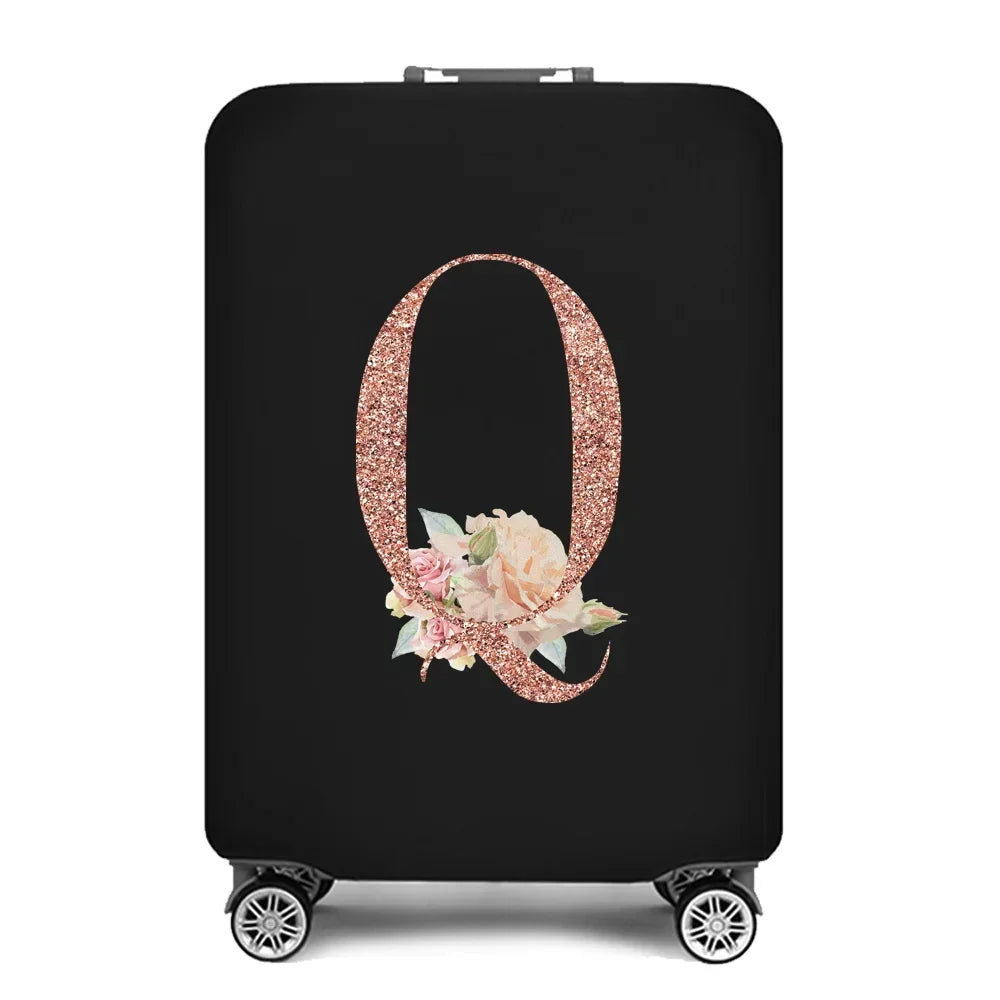 Stretch Luggage Covers 18-32 Protector Travel Luggage Suitcase Protective Cover Rose Gold Series Dust Covers Travel Organizer