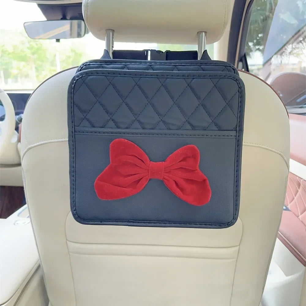Cute Girly Seat Back Bag for Car, Stylish Seat Back Organizer Box,Novelty auto supplies,as beautiful as automotive decorations