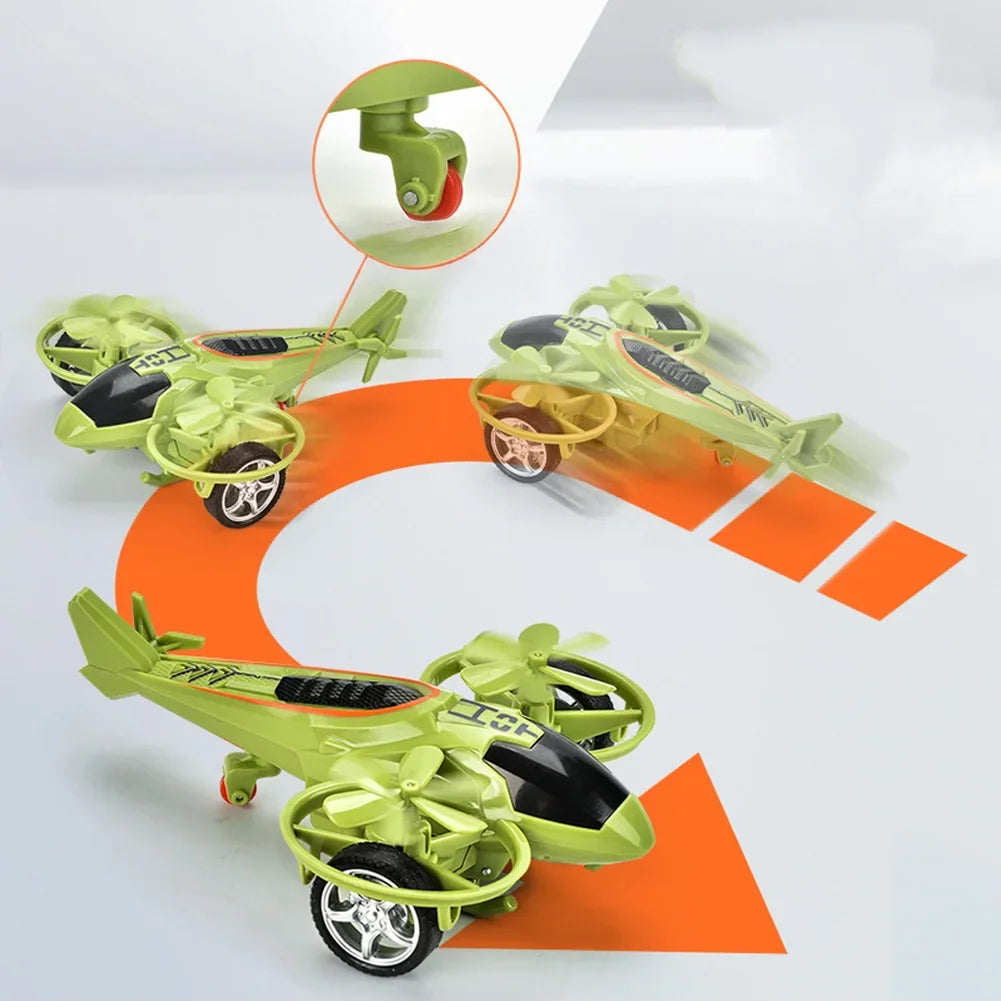 Kids Inertia Helicopter Airplane Toys Aircraft Toy for Boys Girls Kindergarten Small Gifts Birthday Party Favors