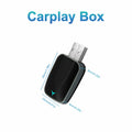 2025 New 2-in-1 Wireless CarPlay AI Box Android Auto Plug and Play Applicable to Convert the Original Car with CarPlay Cable to