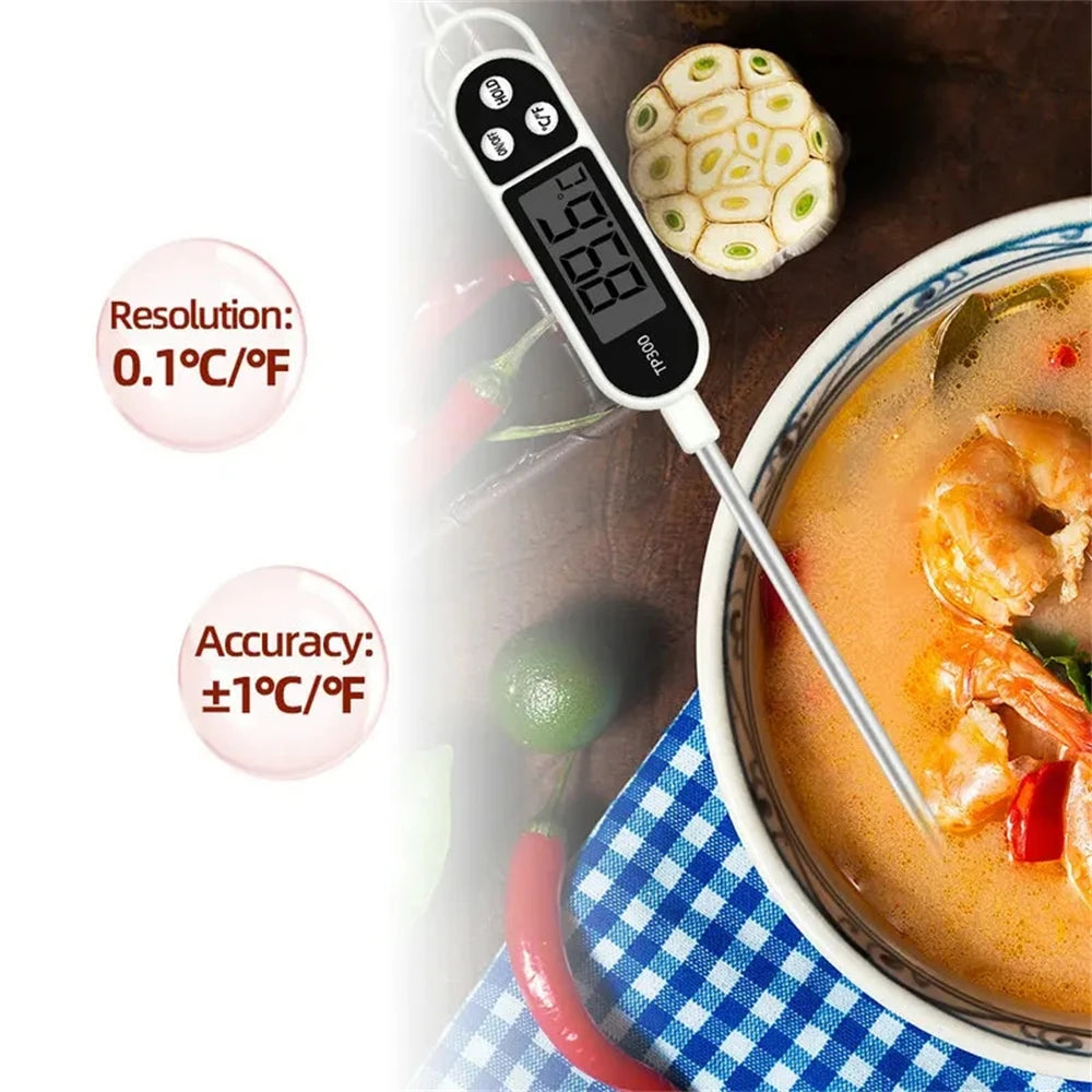Digital Kitchen Food Thermometer TP300 Water Oil Thermometer for Meat Cooking Food Probe BBQ Electronic Oven Kitchen Tools
