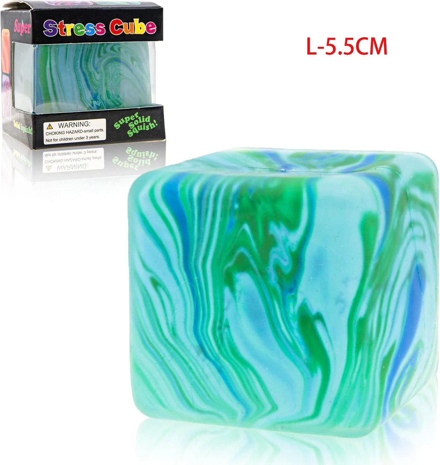 1/4PCS Flow Pattern Square Maltose Pinch Music Release Slow Rebound Release Pressure Colorful Decompression Party Favors