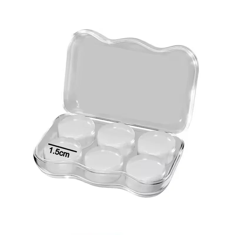 Soft Silicone Earplugs Wax Ear Plugs Reusable Noise Cancelling Gel Ear Plugs Waterproof Earbuds for Sleeping Flying Swimming