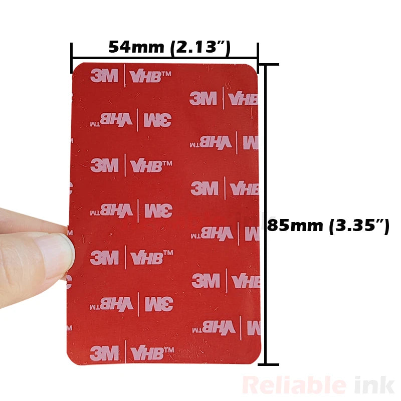 85mmx54mm (around 3.35"x2.13") 3M VHB Double Adhesive Foam Mounting Pads, 1.1mm thick, black Outdoor/indoor