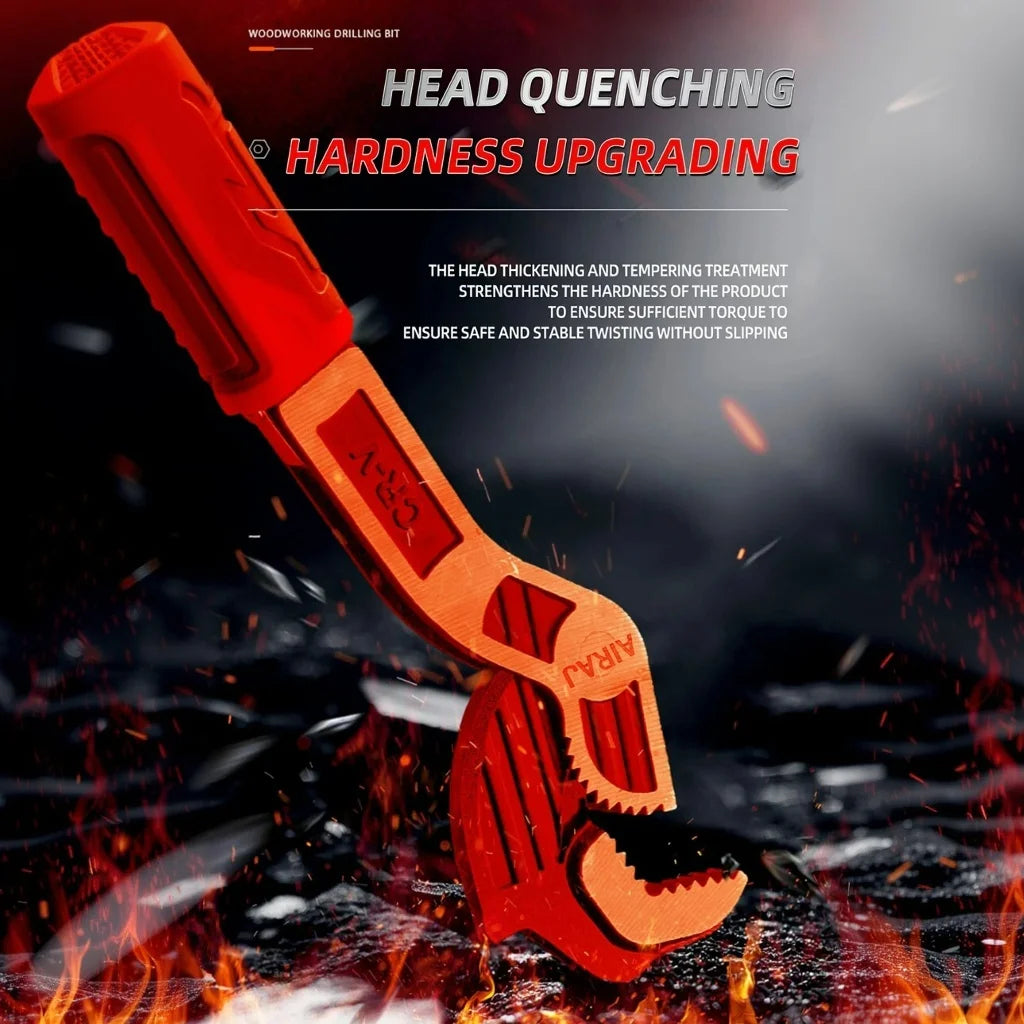 6/8/10 inch Multi-Function Adjustable Wrench Mechanical Tools Universal Wrench Bathroom Pipe Wrench Plumber Multi Hand Tool