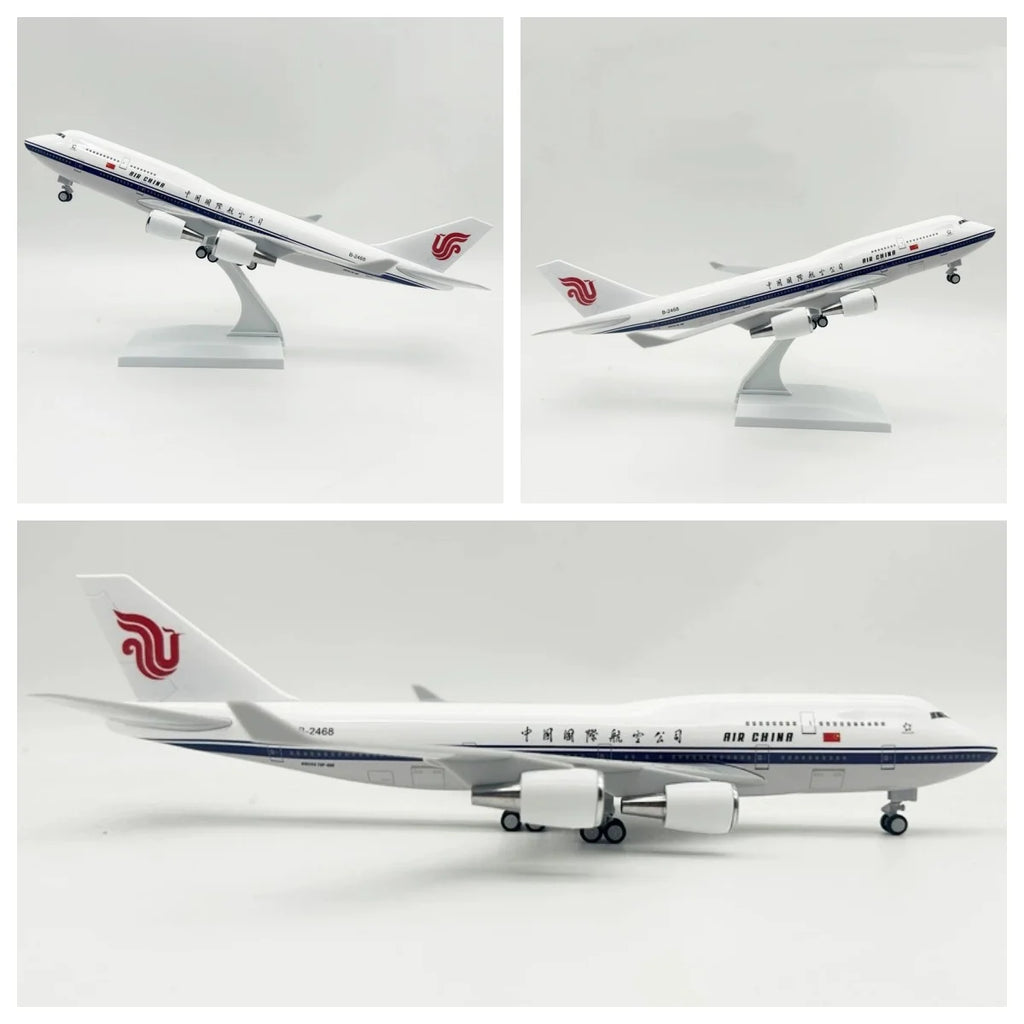 1/250 Scale 30cm Toy Planes Diecast Resin B747 Air China Airlines Airplane Model 747 Toys Airplane For Display Collection Gift