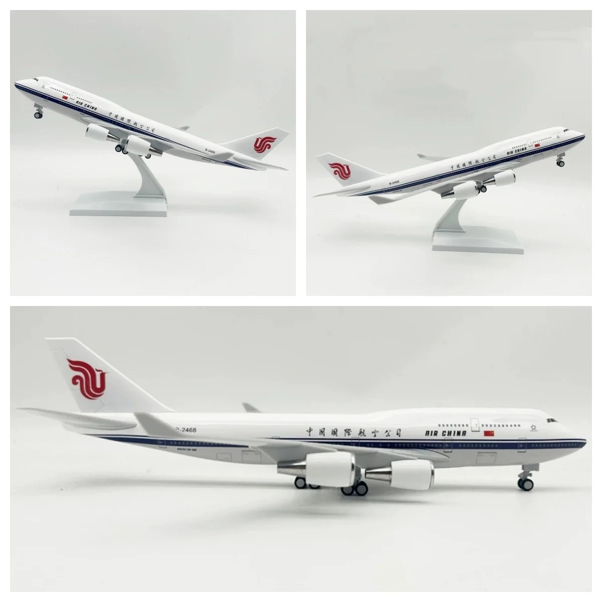 1/250 Scale 30cm Toy Planes Diecast Resin B747 Air China Airlines Airplane Model 747 Toys Airplane For Display Collection Gift