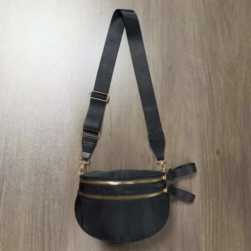 New checkered crossbody bag, shoulder bag, large-capacity shell bag
