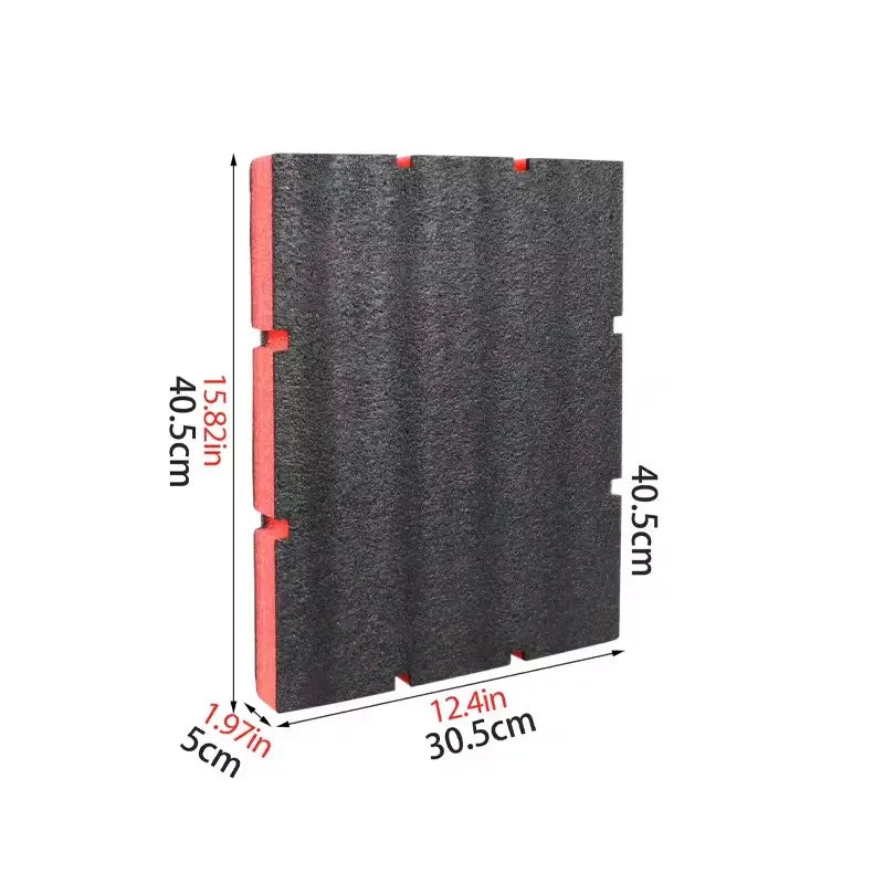 The Foam Tool Manager Insert Is Compatible With Milwaukee 48-22-8442 And 48-22-84432 Drawer Boxes. The Shockproof Foam Inserts