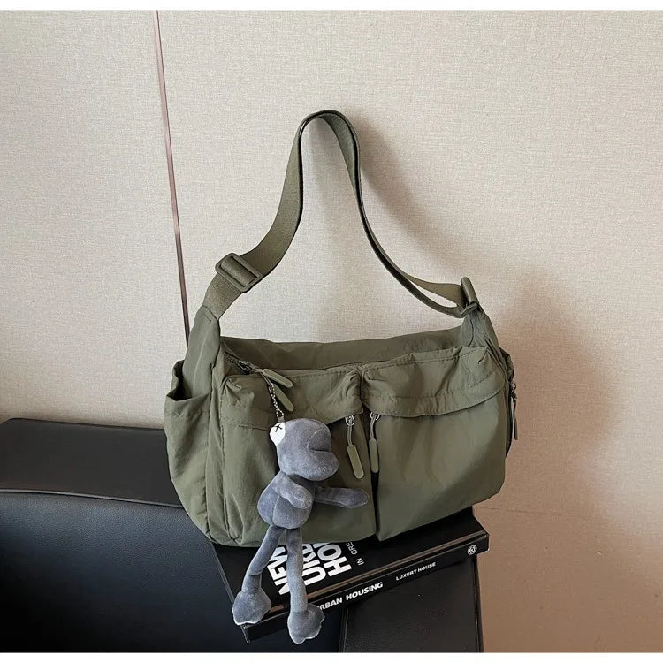 Spring and summer canvas bag women's new hot selling women's bag Youjia high-end sense one-shoulder crossbody bag light luxury n