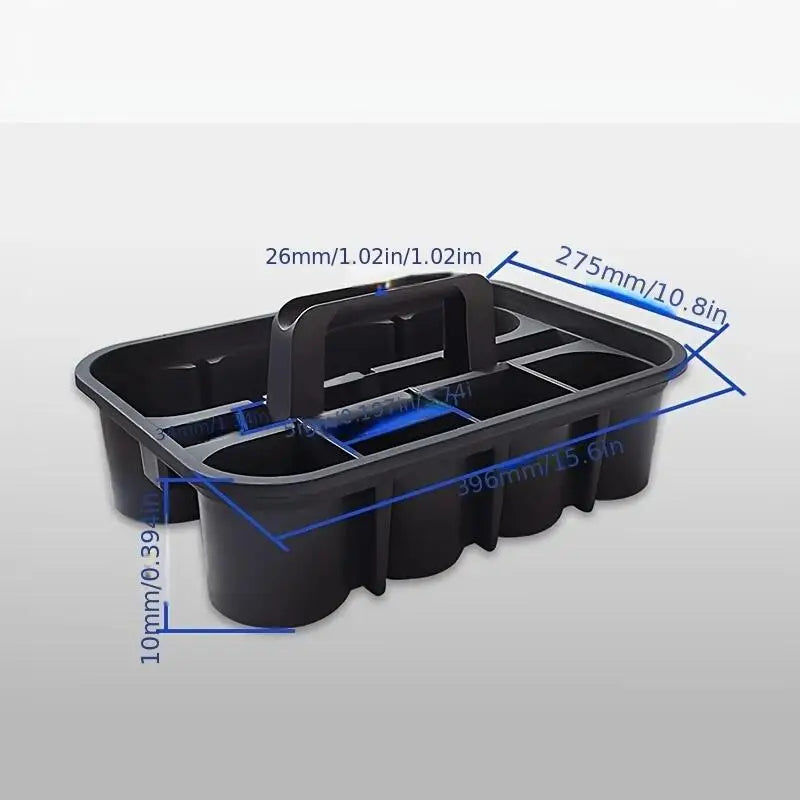 8 Compartment Portable Storage Box Auto Repair Shop Storage Box Portable Tool Storage Box Portable Handheld Tool Box